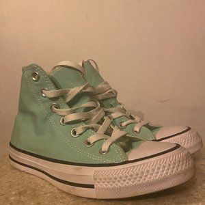 Chuck Taylor Converse Mint Green High Tops Women 6 Men 4